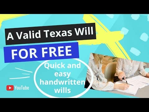 Texas Estate Planning Lawyer Isaac Shutt Tells How to get a Texas Handwritten Will